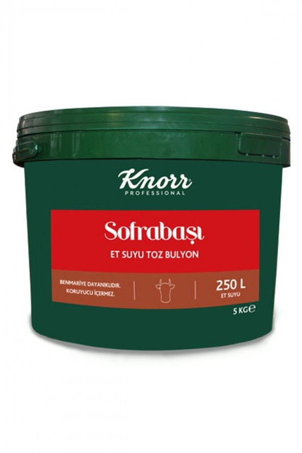 Knorr Sofrabaşı Fs Et Bulyon 5 Kg
