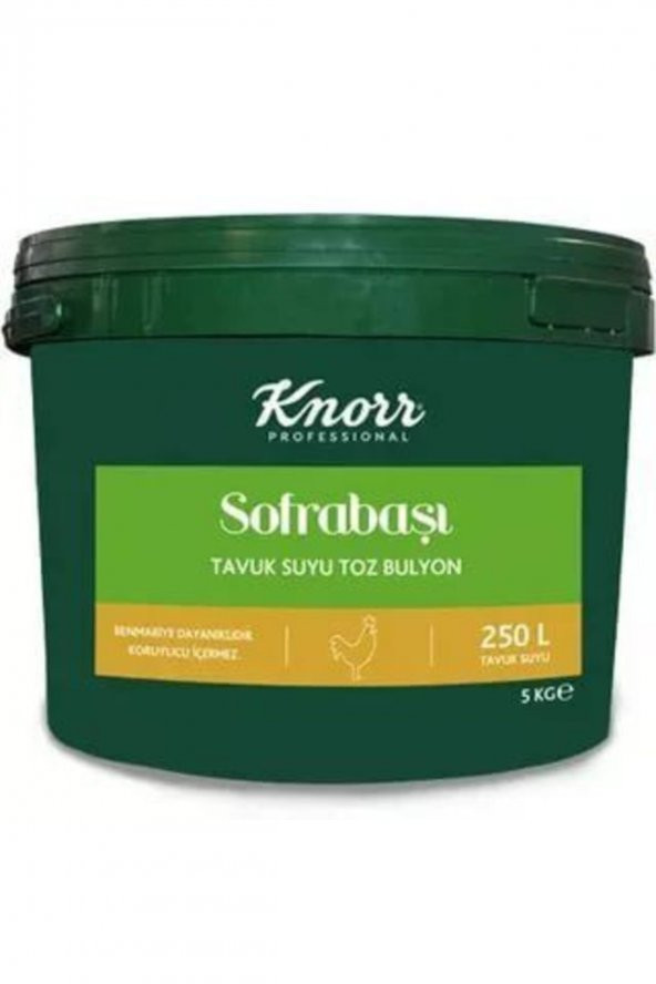 Sofrabaşı Tavuk Suyu Toz Bulyon 5 kg
