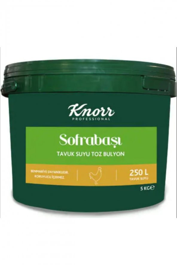 Sofrabaşı Tavuk Suyu Toz Bulyon 5 Kg