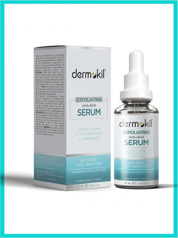 Dermokil Exfoliating Aha+Bha Niacinamide Cilt Serumu 30 ml