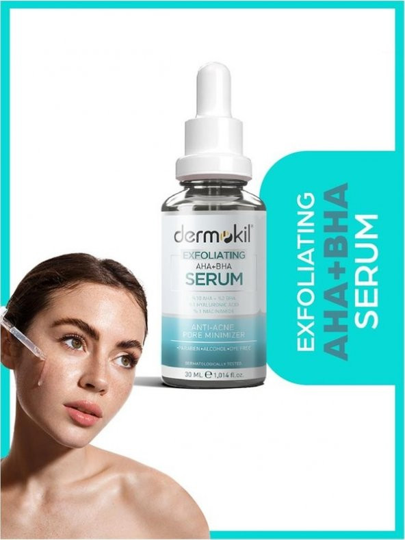 Dermokil Exfoliating Aha+Bha Niacinamide Cilt Serumu 30 ml - 2