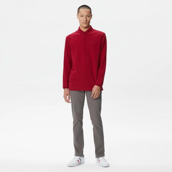 Lacoste Erkek Polo Yaka Sweatshirt - 4