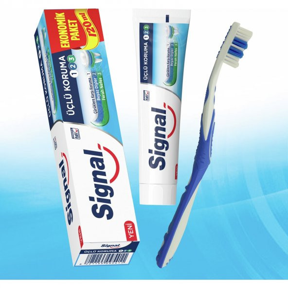 Signal Diş Macunu Üçlü Koruma 120 Ml - 4