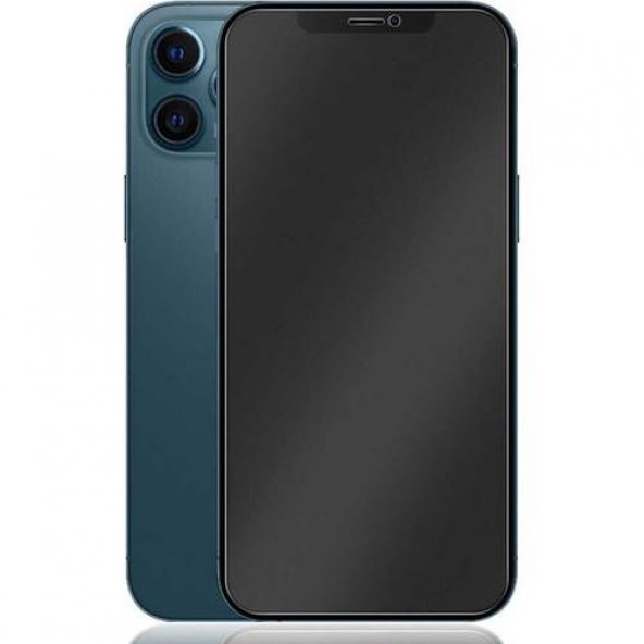 Vendas iPhone 12 Pro Uyumlu Fit Hard Mat Privacy Cam Ekran Koruyucu
