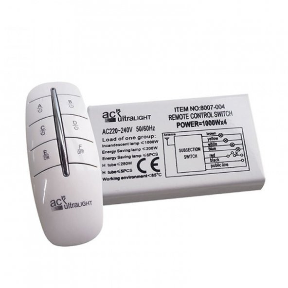 ACK AY30-00120 220V Üçlü Avize Kumandası