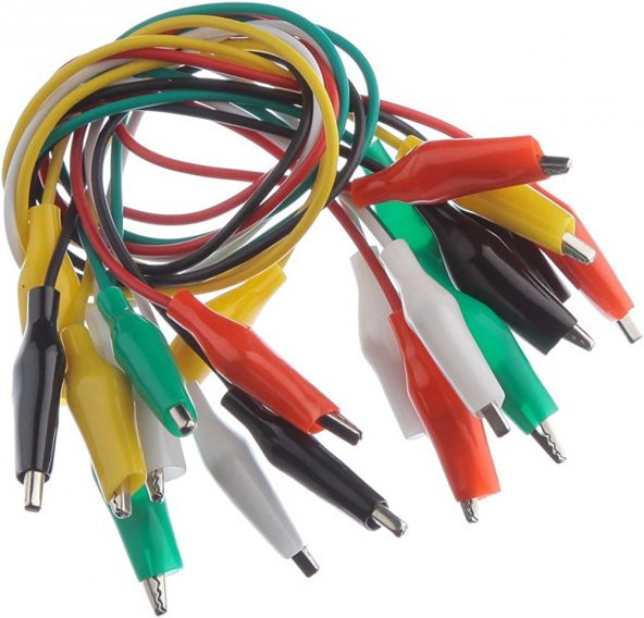 Krokodil Timsah Ağzı Kablo Küçük Boy - 10 Adet ürün görseli