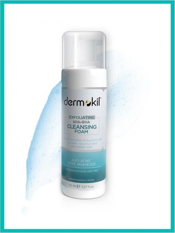 Dermokil Exfoliating Aha+Bha Niacinamide Yüz Temizleme Köpüğü 150 ml - 2