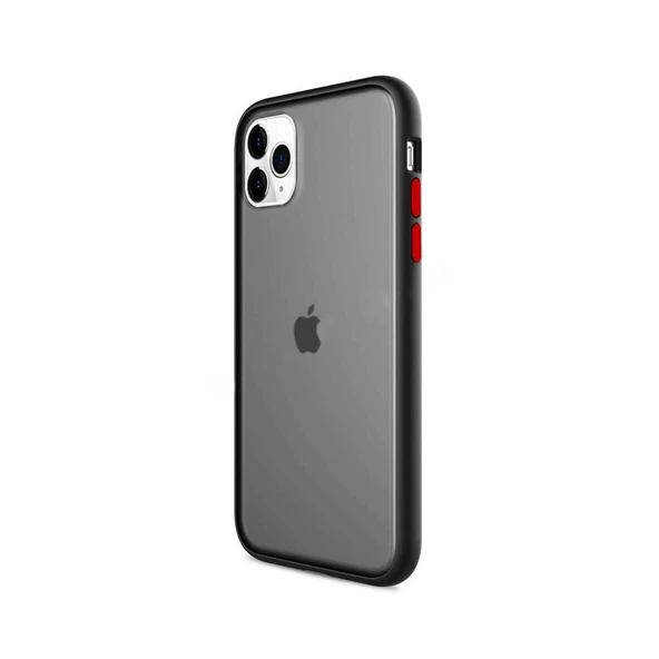 Keephone iPhone 11 Pro Max Ultra Koruma Kılıf  - Siyah - Resim 2