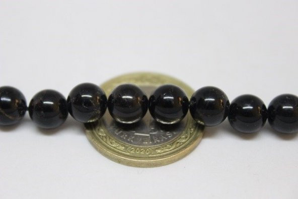 Turmalin Taşı 8mm/adet - Resim 2