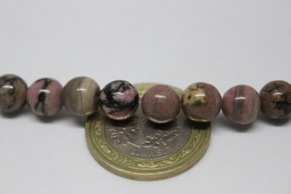 Rodonit Taşı 8mmadet - 2