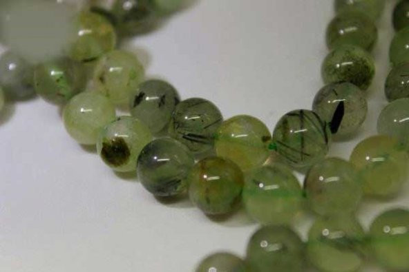 Prehnit (Prinayt) Taşı 8mm/adet - Resim 4