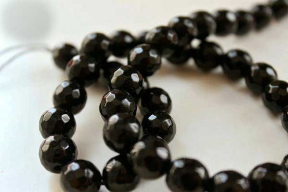 Onix (Oniks) Taşı Faset Kesim 10mm/adet ürün görseli 1