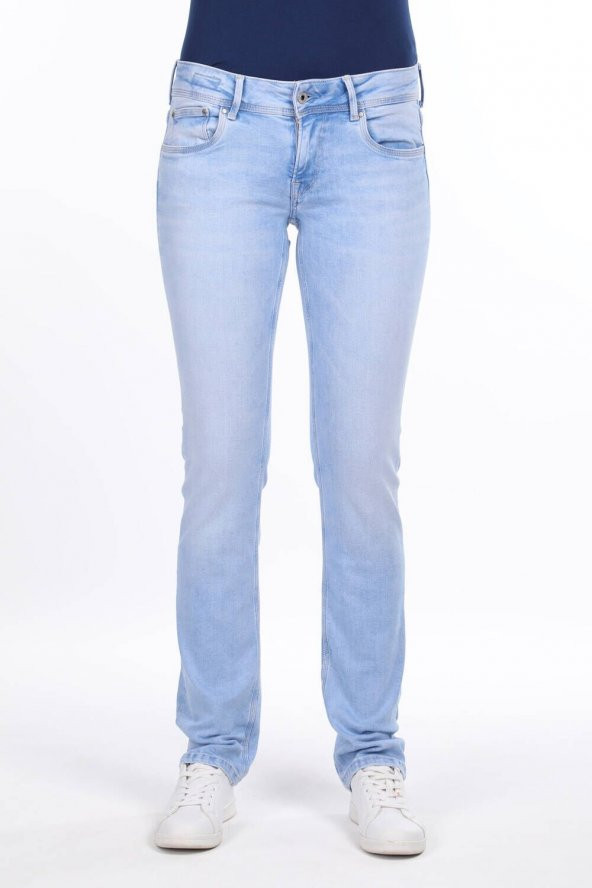Kadın Buz Mavisi Düşük Bel Boyfriend Jean Pantolon - 5