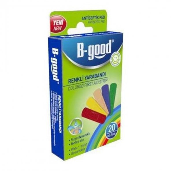 B-Good Renkli Yarabandı 20li