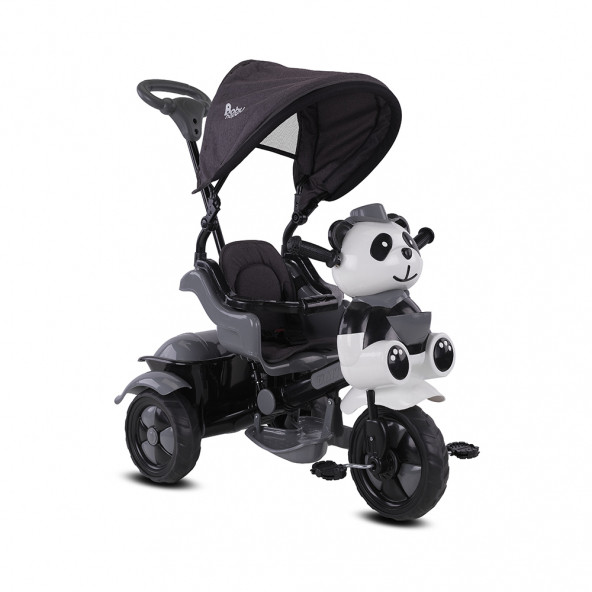 Babyhope 127 Little Panda Gri 3 Tekerlekli Bisiklet