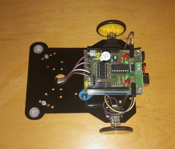 Arduino Çizgi İzleyen Robot - DD Shield - 4