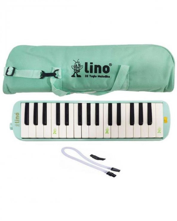 Lino Melodika 32 Tuşlu Bez Çanta Pastel Yeşil