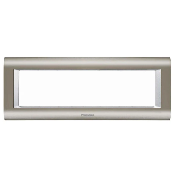 Viko Panasonic Thea Sistema Inox + Metalik Beyaz 7M Çerçeve