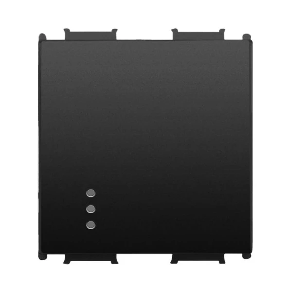 Viko Panasonic Thea Modüler Siyah 2M Işıklı Anahtar Düğme/Kapak