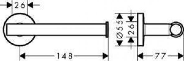 Hansgrohe Logis Kağıtlık Açık - 2