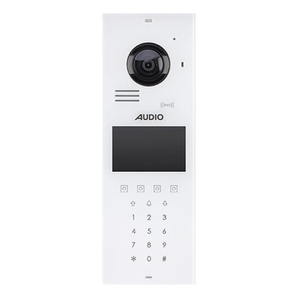 Audio 003007 Bus Plus 4.3 inç Dokunmatik Ekranlı Beyaz Zil Paneli