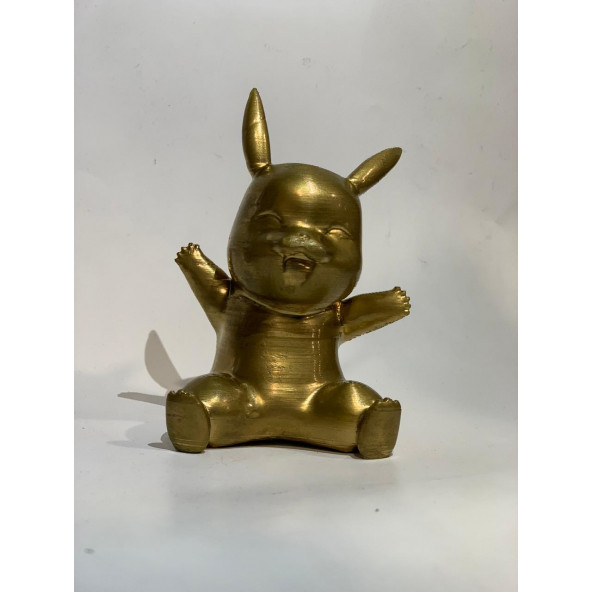 Altın Pikachu-3D modelleme - Resim 2