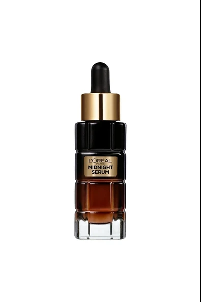 L'Oreal Paris Midnight Serum Cilt Yenileme & Cilt Görünümü Canlandırma Etkili- 30 Ml (