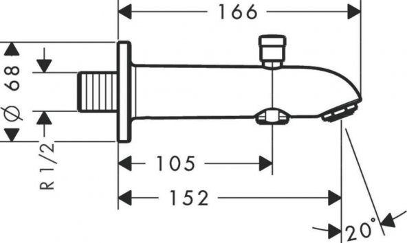 Hansgrohe Duş Çıkış Ucu Yönlendiricili - 2