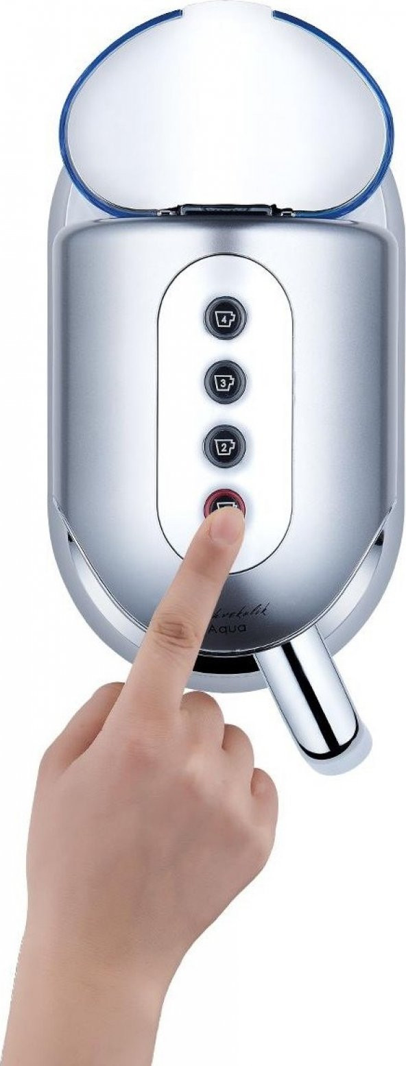 Korkmaz A862-05 Kahvekolik Aqua Inoxkrom Kahve Makinesi - 3