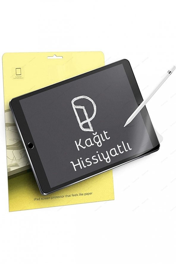 Cisteen Ipad Pro 12.9" Inç 5.nesil 2021 Uyumlu Paperlike Nano Kırılmaz Ekran Koruyucu Kağıt Hissli - 4