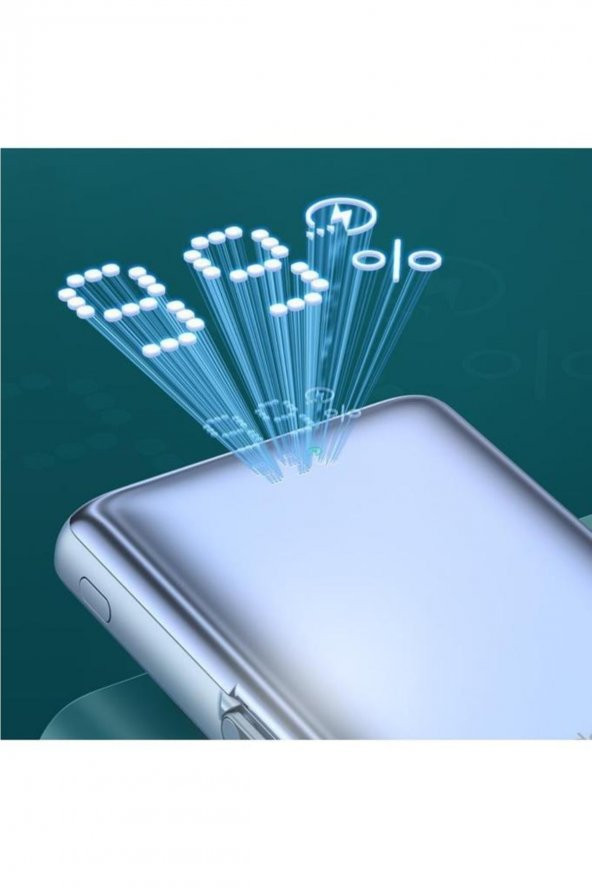 Mc-0692 15w Magsafe 10000mah Ekranlı Powerbank Mavi - 5