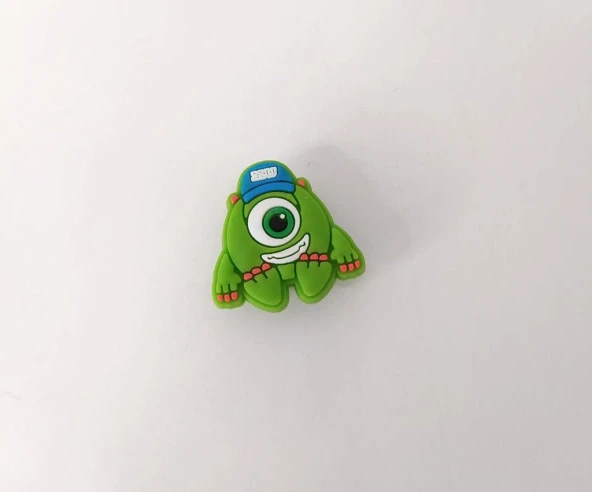 Terlik Ayakkabı Sandalet Süsü Tek Göz Canavar1 Adet Silikon Kız Erkek Aksesuar Hediye - 3