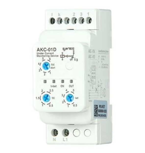 Entes AKC-01D Akım Koruma Rölesi