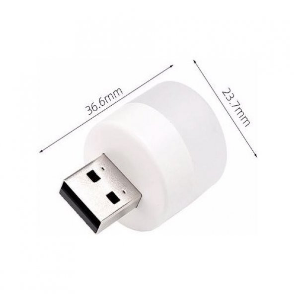 FİLONLİNE FAC-00 LED USB LED IŞIK BEYAZ 1W MİNİ BOY GECE LAMBASI-ORTAM IŞIĞI USB LED IŞIK - 2