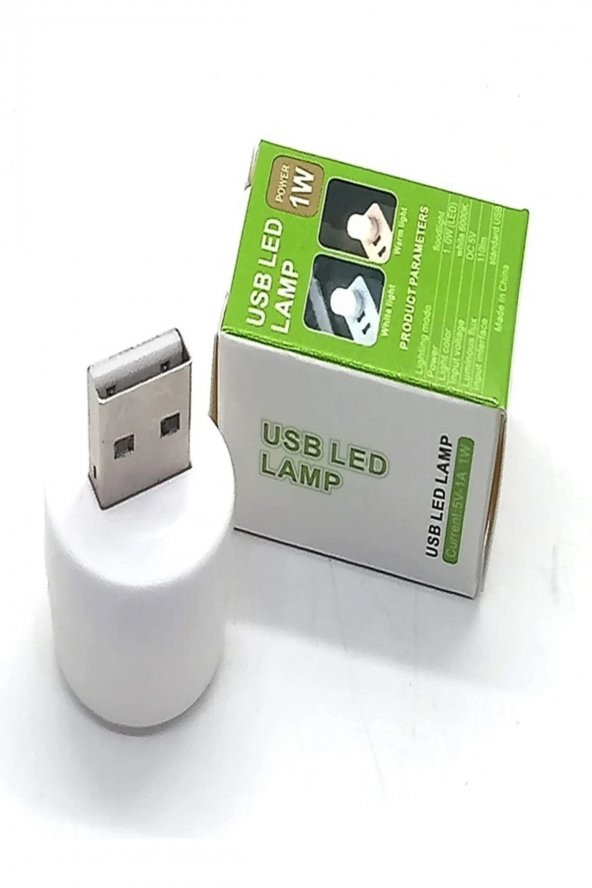 FİLONLİNE FAC-00 LED USB LED IŞIK BEYAZ 1W MİNİ BOY GECE LAMBASI-ORTAM IŞIĞI USB LED IŞIK - 6