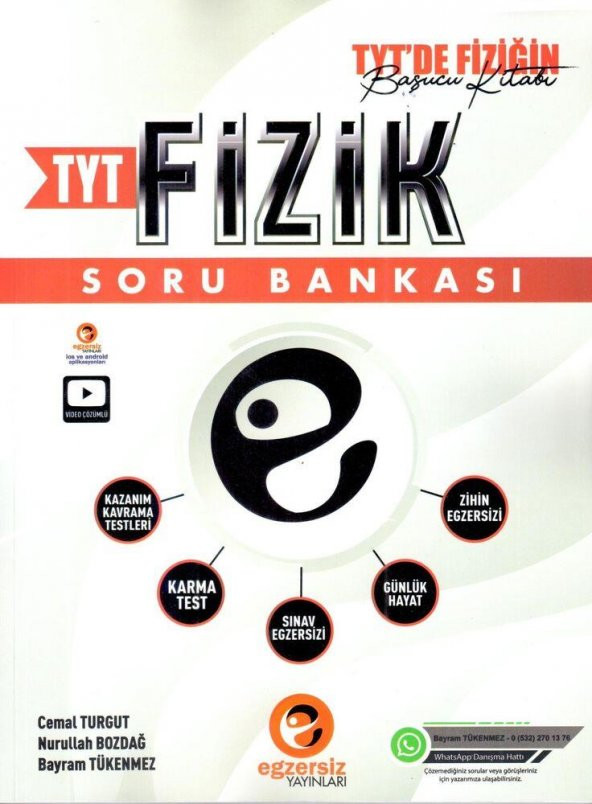 Tyt Fizik Soru Bankası Egzersiz Yayınları