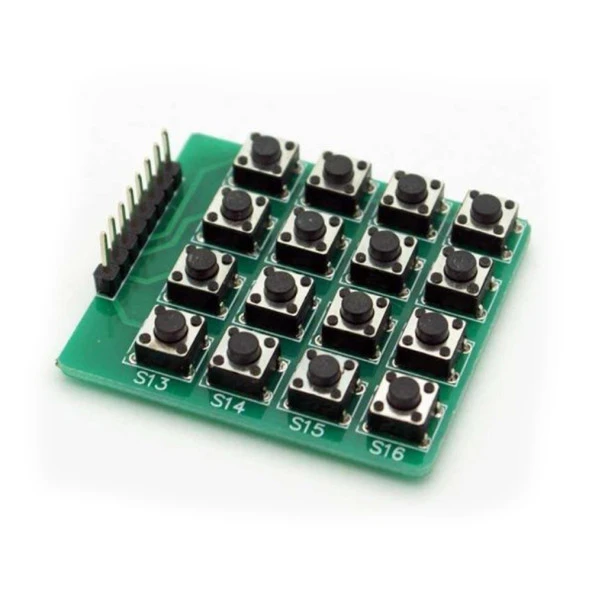 8PIN 4*4 Matrix 16 Keys Keypad Tuş Takımı