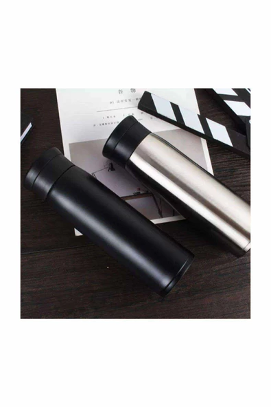 Çift Katman Filtreli Paslanmaz Çelik 500 ml Termos - 3