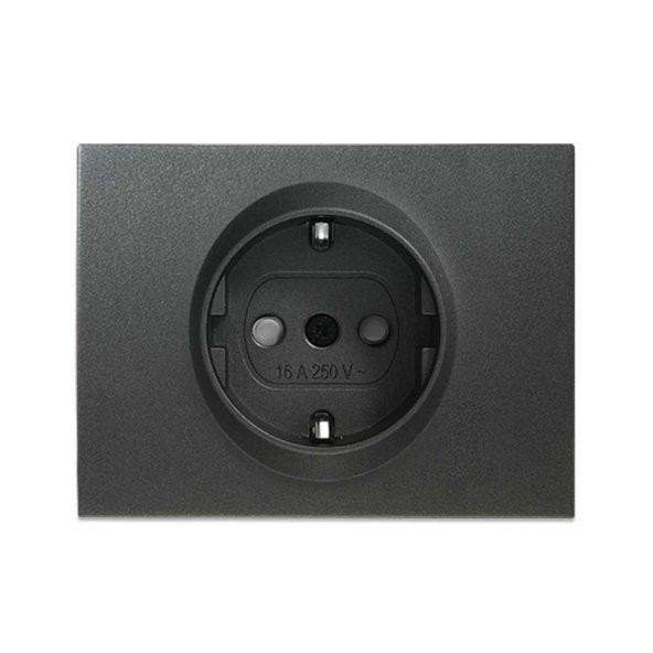 Viko Panasonic Thea Blu Füme Topraklı Priz Düğme (Mekanizma Hariç)