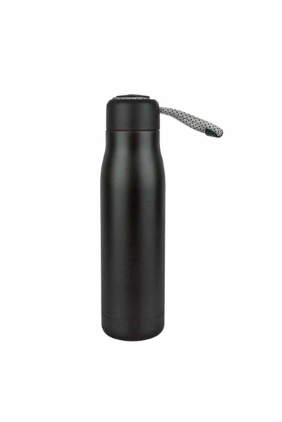 Çift Katmanlı 600 Ml 304 Çelik Termos 547 Siyah