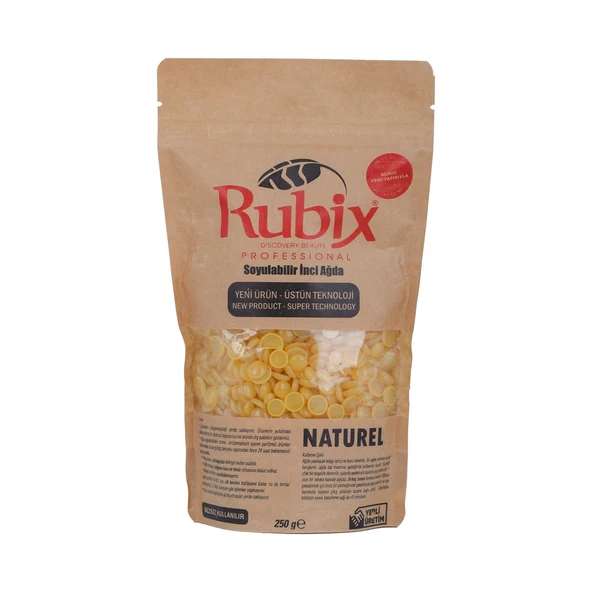 Rubix Professıonel Soyulabilir Inci Boncuk Ağda Naturel 250 gr