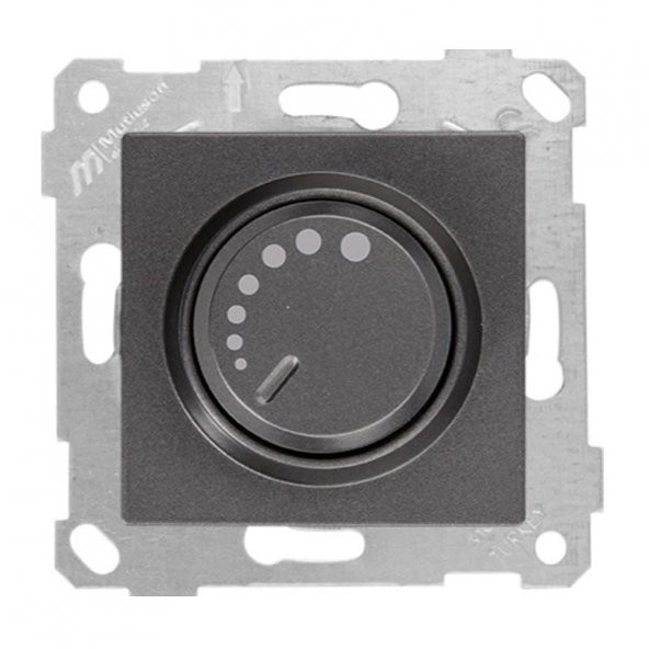 Mutlusan Rita Füme Mekanizma + Tuş RL Işıklı Dimmer 600W