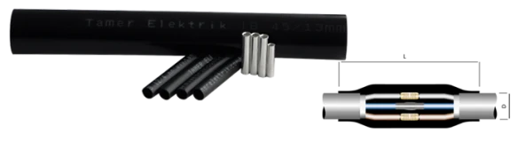 Tamer 3x70+35 1kV Alüminyum İletkenli Isı Büzüşmeli Ek Muf AS1 37035 - 2