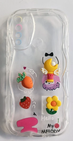 Xiaomi Redmi Note 8 Uyumlu Emojili Kalın Yumuşak Şeffaf Kılıf