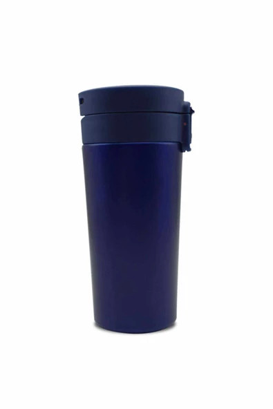 Tek El Bas Iç Paslanmaz Çelik Termos 380 Ml Seyehat Mug Sızdırmaz Çift Katmanlı Snape Filtreli - 4