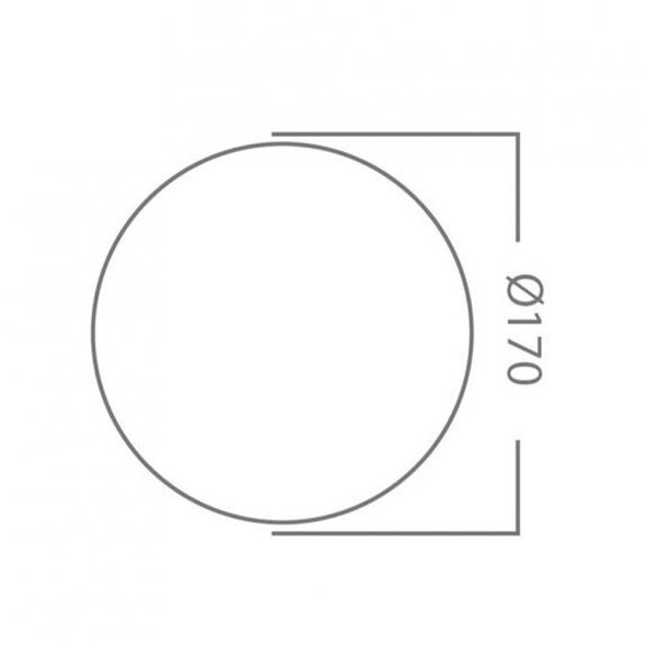 Ack AP03-01230 12W Yuvarlak Sıva Üstü Led Panel 6500K Beyaz - 2