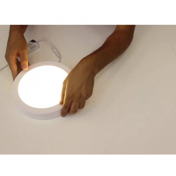 Ack AP03-01230 12W Yuvarlak Sıva Üstü Led Panel 6500K Beyaz - 4