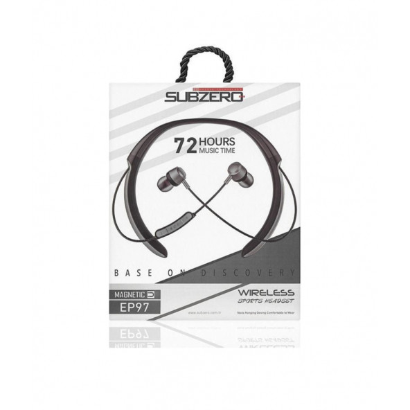 Subzero Kablosuz Spor Kulaklık 72 Saat Bluetooth 5.0 Boyun Askılı Mıknatıslı - 3