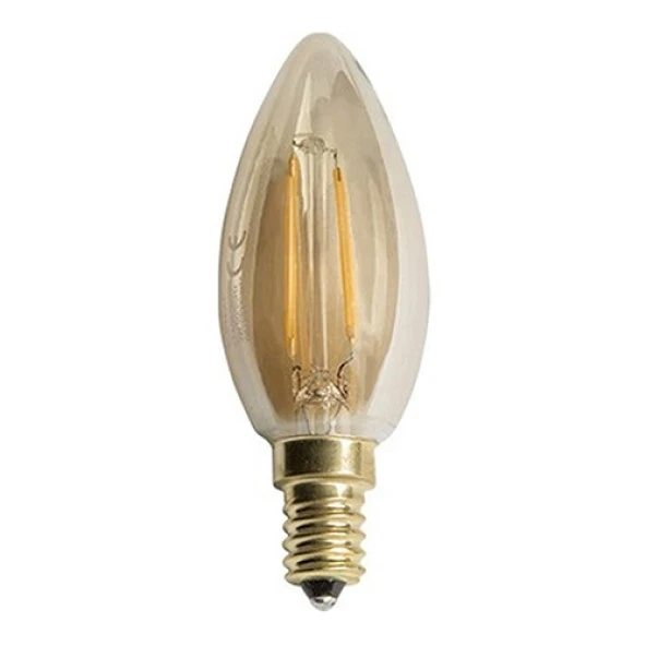 Cata 4W E14 2700K Amber Rustik Buji Led Ampul CT-4280