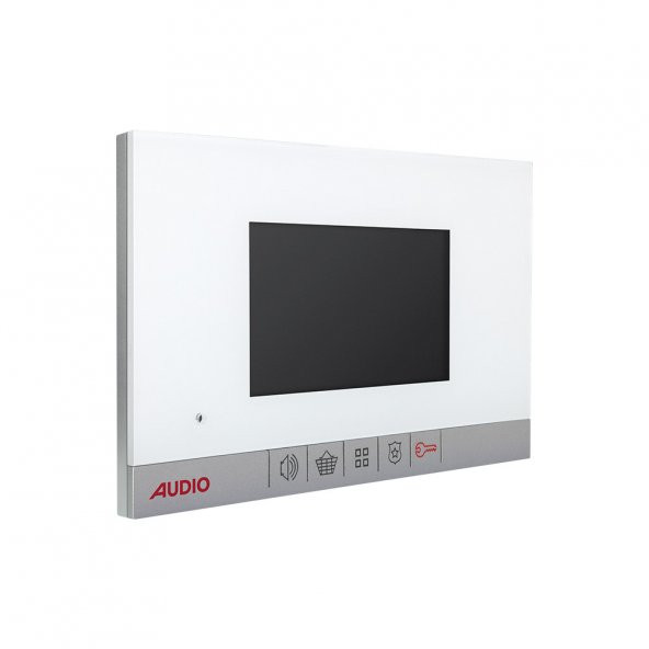 Audio 001180B GD-18 4,3 inç Slim Görüntülü Diafon Bus Plus Mekanik Butonlu Beyaz - 2